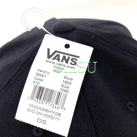 VANS 🔥SALE!🔥 SVD University Men’s SnapBack Black Cap AUTHE VN0A3I6HY28 - Picture 5 of 9
